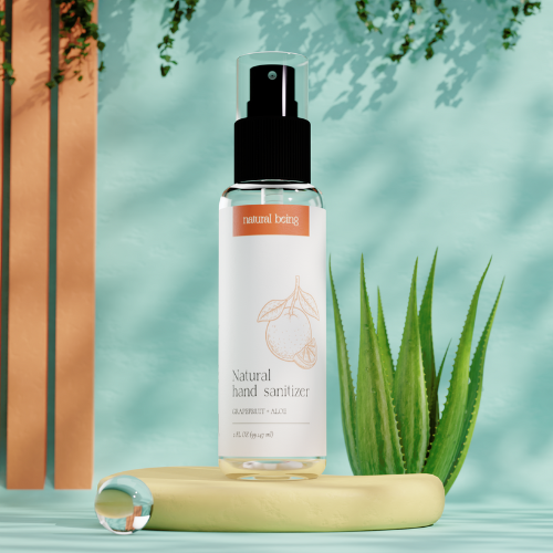 Natural Being Grapefruit Aloe Hand Sanitizer